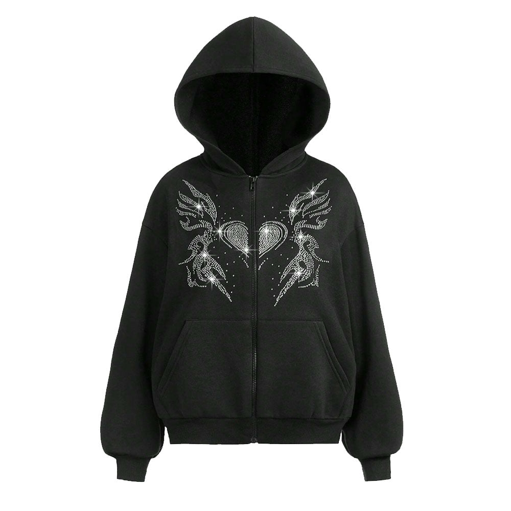 Shop Stylish Rhinestone Hoodies | Sparkling & Trendy Designs for Every Occasion