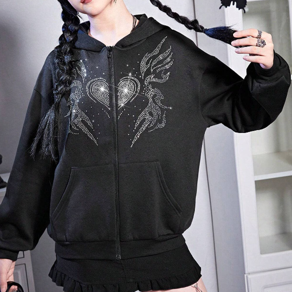 Shop Stylish Rhinestone Hoodies | Sparkling & Trendy Designs for Every Occasion