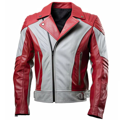 New Stylish Motorcycle Riding Armor Racing Motorbike Leather High Quality Motorbike Leather Jacket