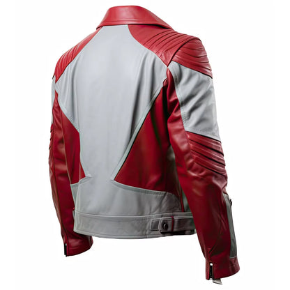 New Stylish Motorcycle Riding Armor Racing Motorbike Leather High Quality Motorbike Leather Jacket