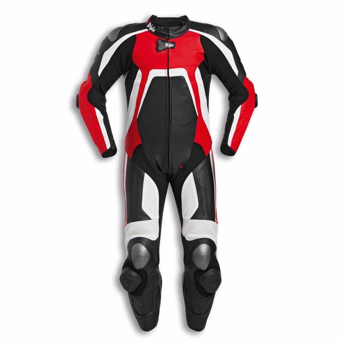 Real Cowhide Leather Motorcycle Biker Suit Motorbike Racing Protective Suit